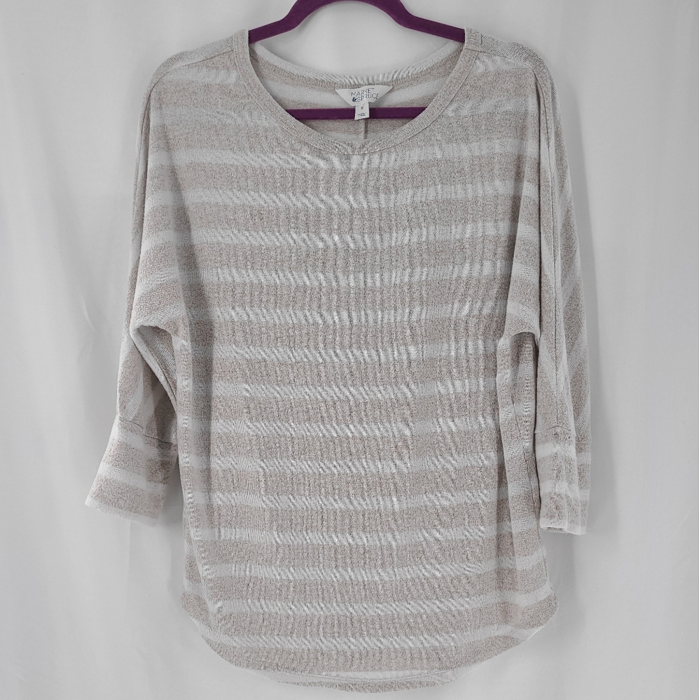 market & spruce stripe sweater Sz M